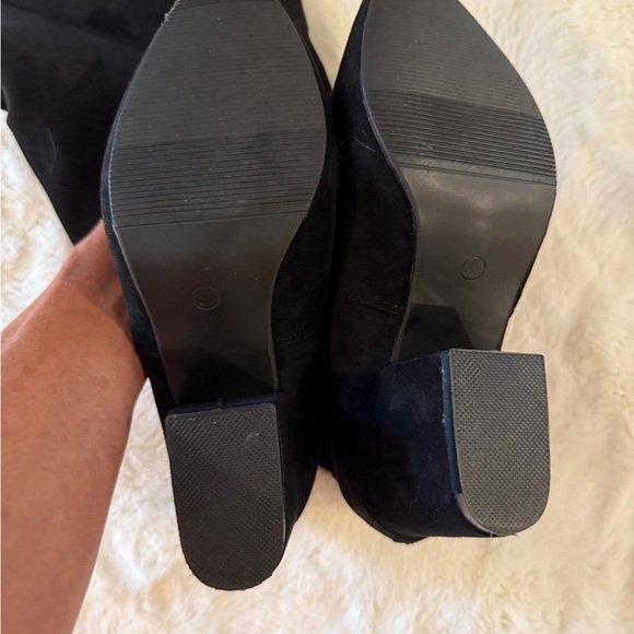 🖤 Chic Black Suede Over-the-Knee Boots - EU 38 
/US 7.5/8🖤 - Picture 5 of 14